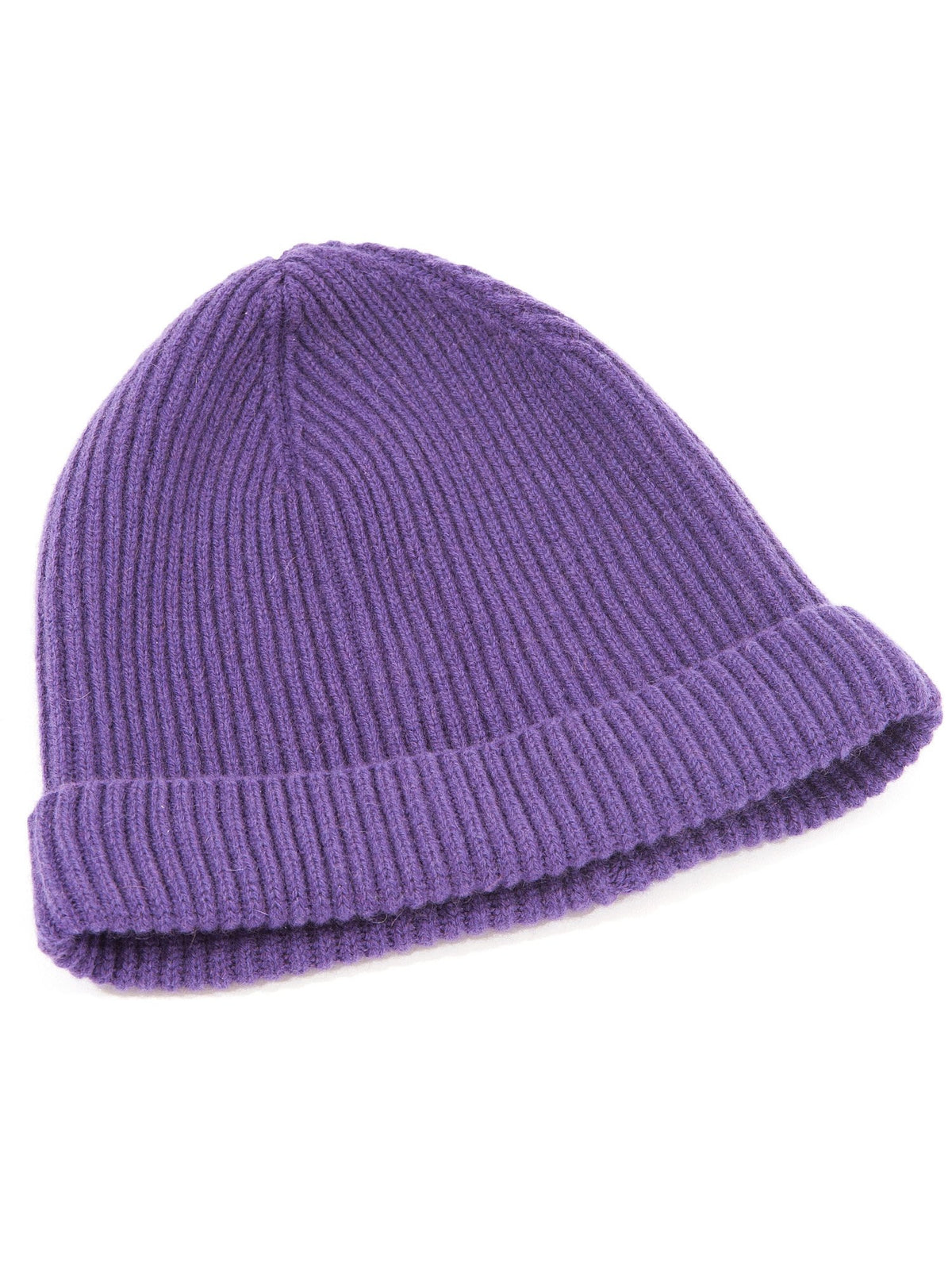 Bonnet femme 100 % cachemire, coloris Violet, vue 6 | Dalle Piane Cashmere