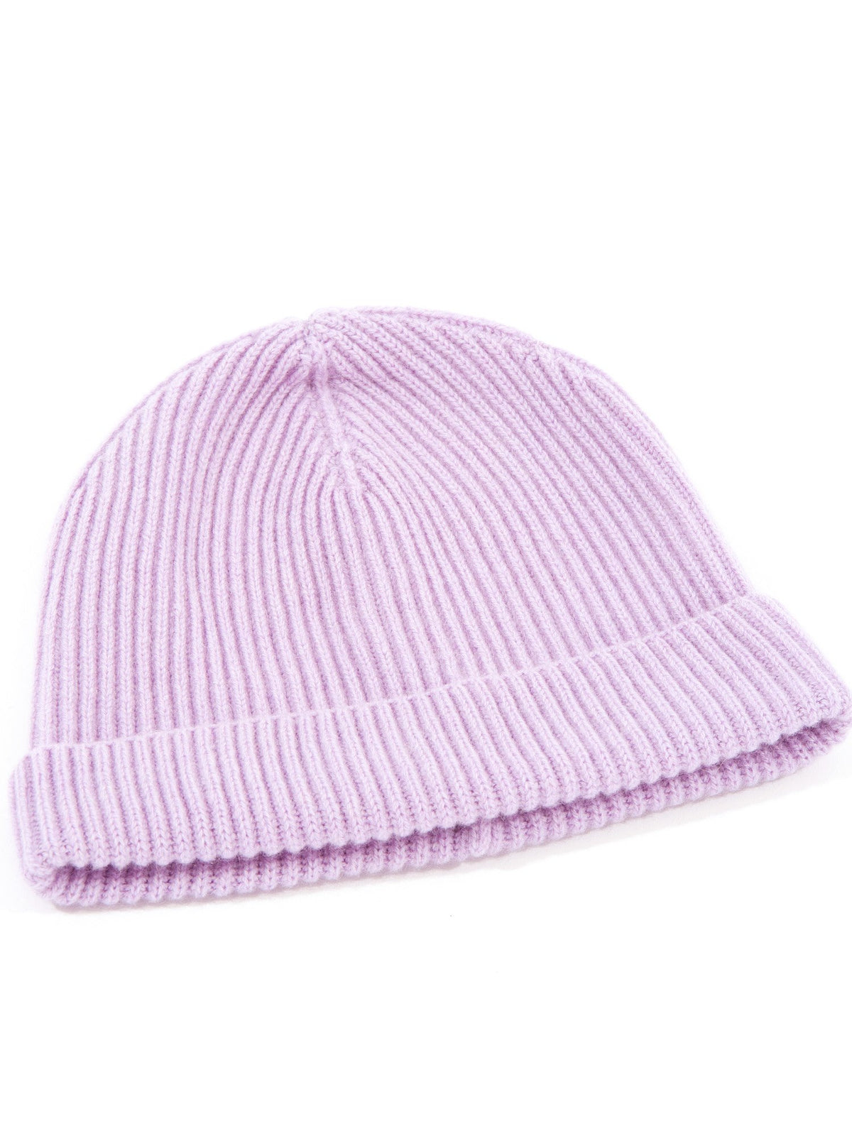 Bonnet femme 100 % cachemire, coloris Lilas, vue 4 | Dalle Piane Cashmere