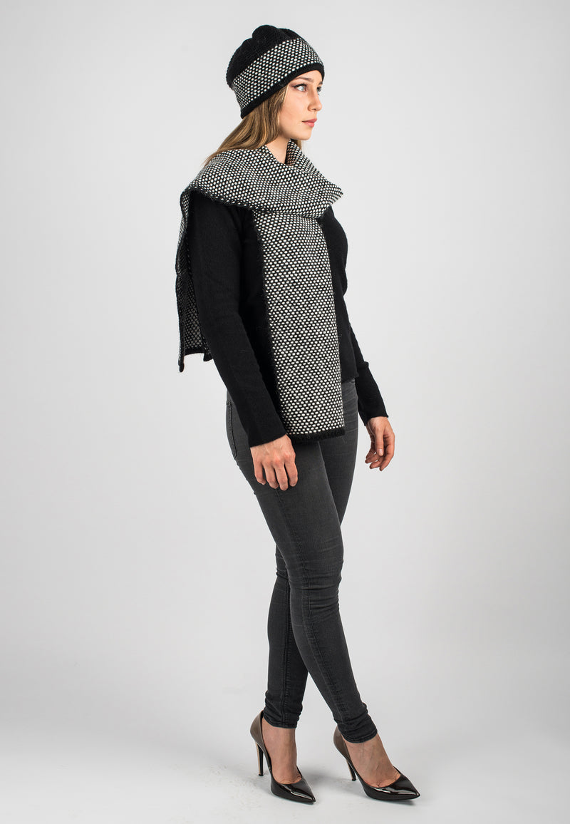 Sciarpa sale e pepe | Dalle Piane Cashmere