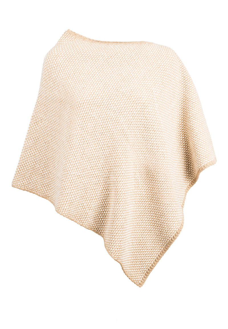 Poncho sale e pepe | Dalle Piane Cashmere