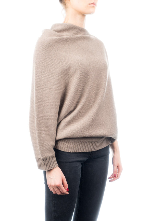 Maglia Poncho Misto Cashmere | Dalle Piane Cashmere