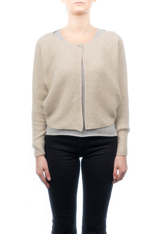 Cardigan corto 100% Cashmere | Dalle Piane Cashmere