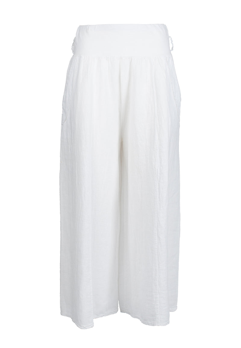 Pantalone Palazzo 100% lino | Dalle Piane Cashmere