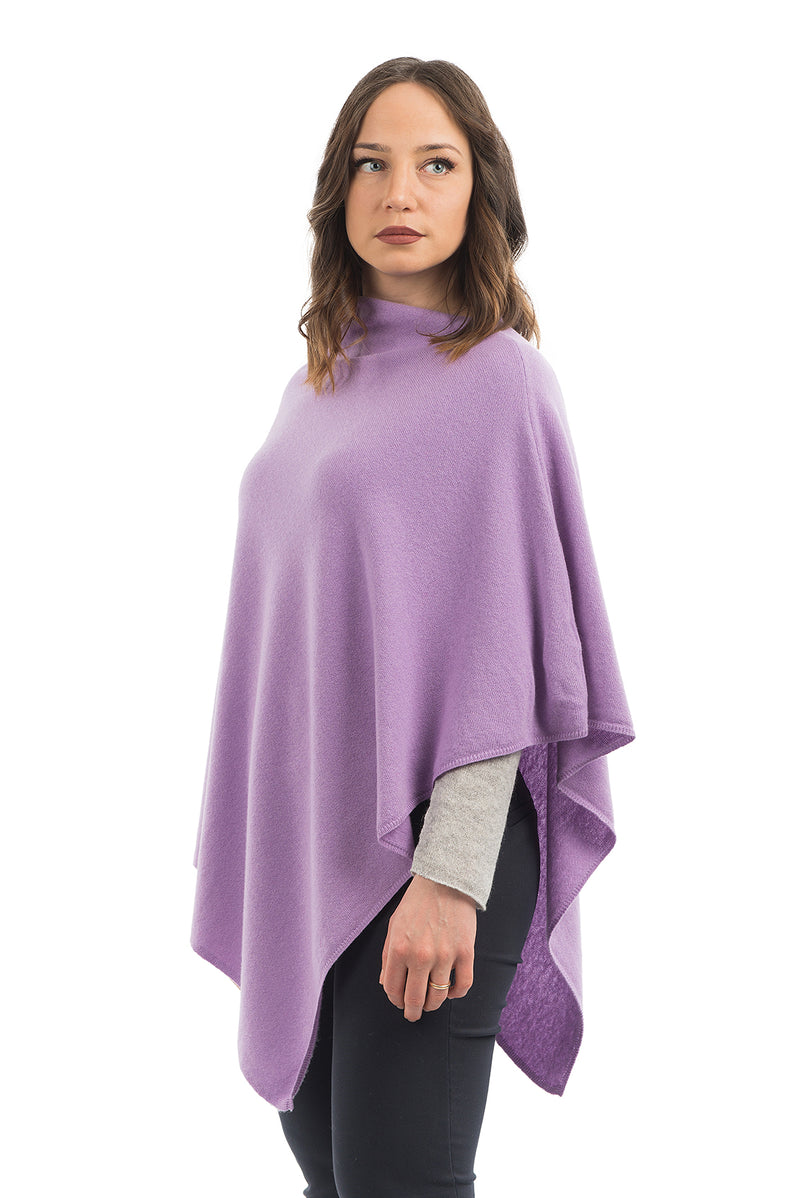 Poncho misto cashmere | Dalle Piane Cashmere