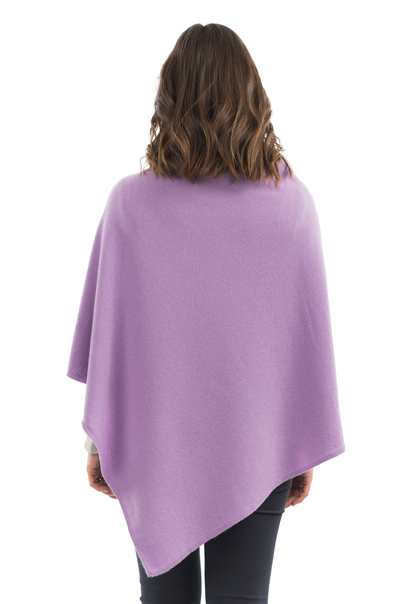 Poncho misto cashmere | Dalle Piane Cashmere