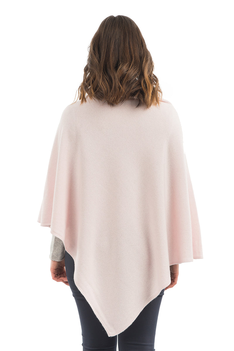 Poncho misto cashmere | Dalle Piane Cashmere