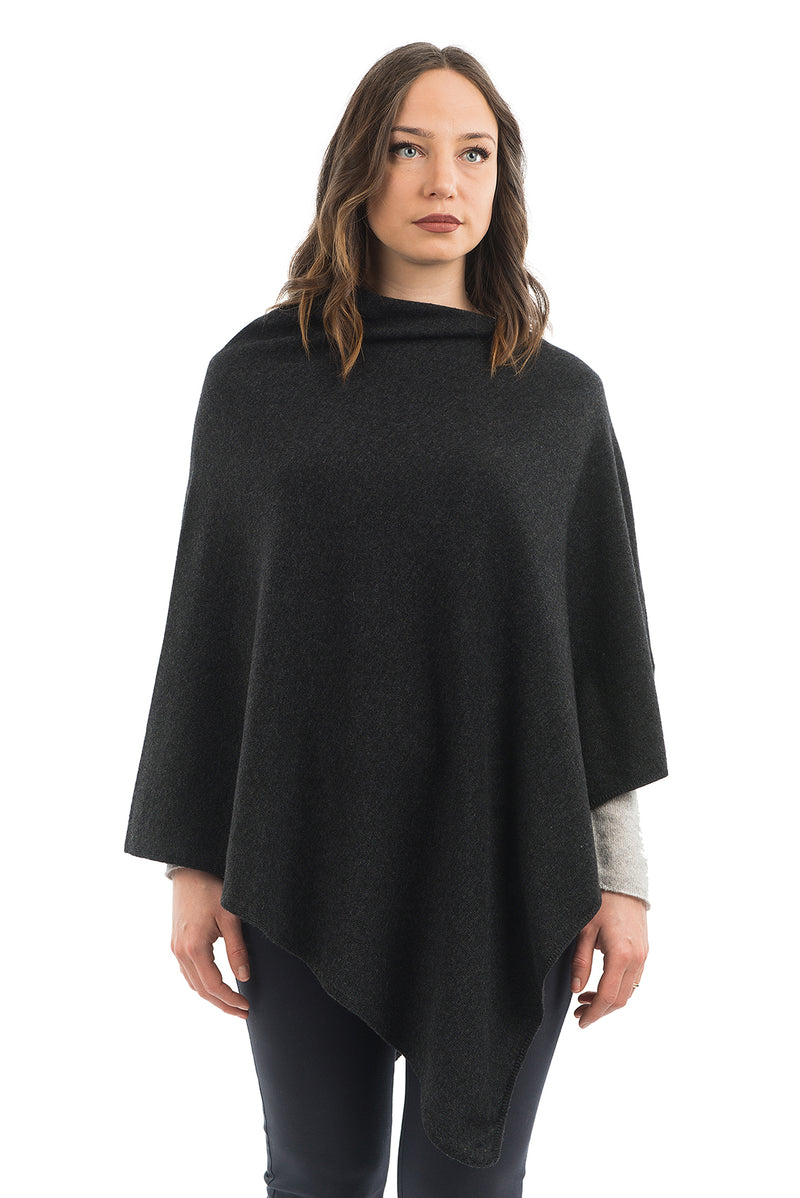 Poncho misto cashmere | Dalle Piane Cashmere
