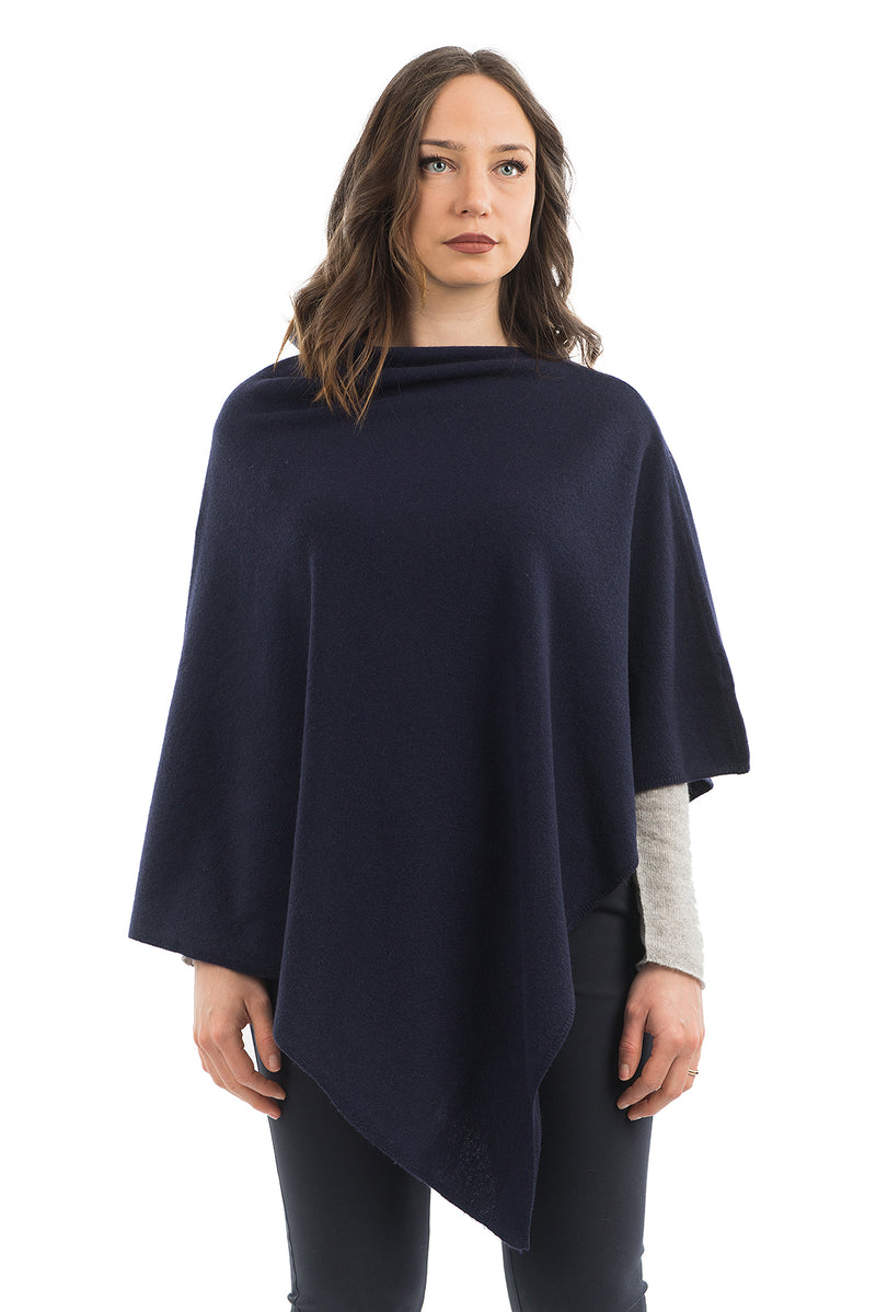 Poncho misto cashmere | Dalle Piane Cashmere