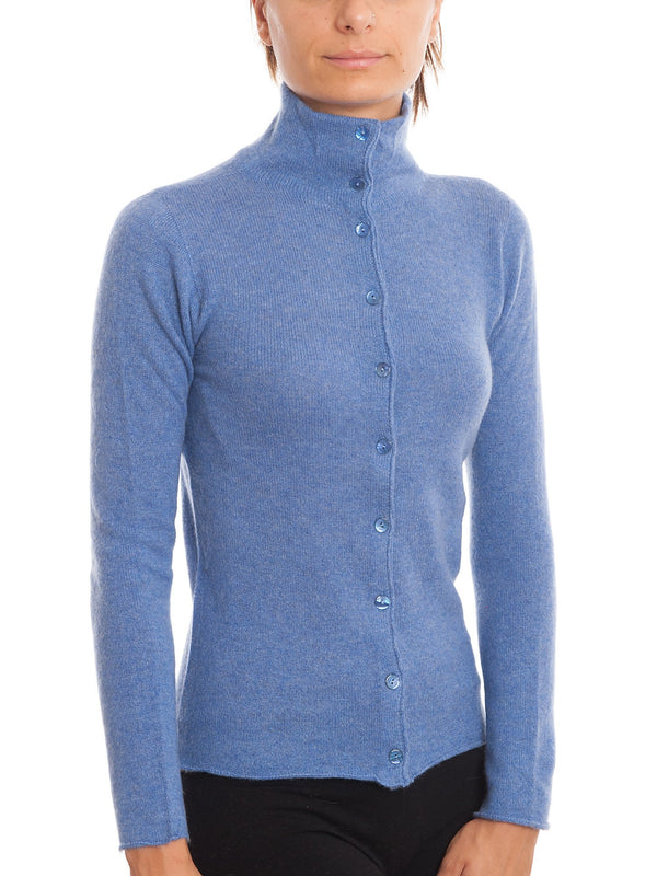 Cardigan lupetto 100% Cashmere | Dalle Piane Cashmere