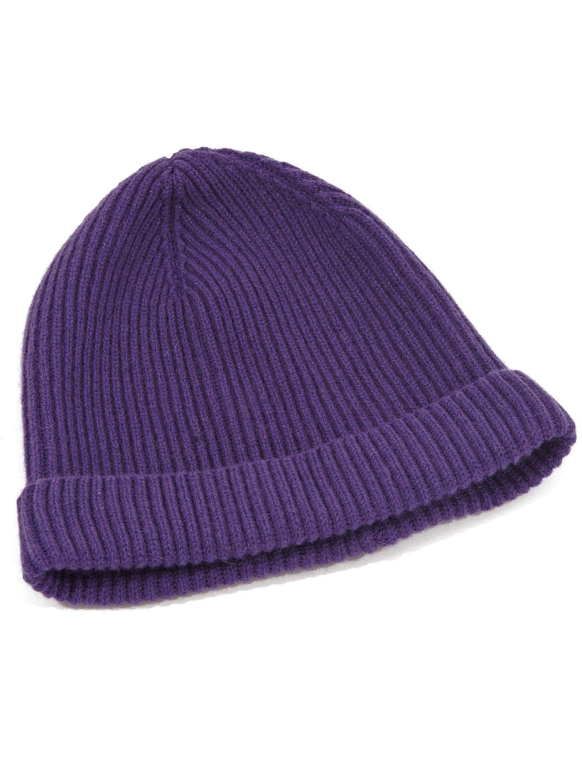Bonnet homme 100 % cachemire, coloris Violet, vue 2 | Dalle Piane Cashmere